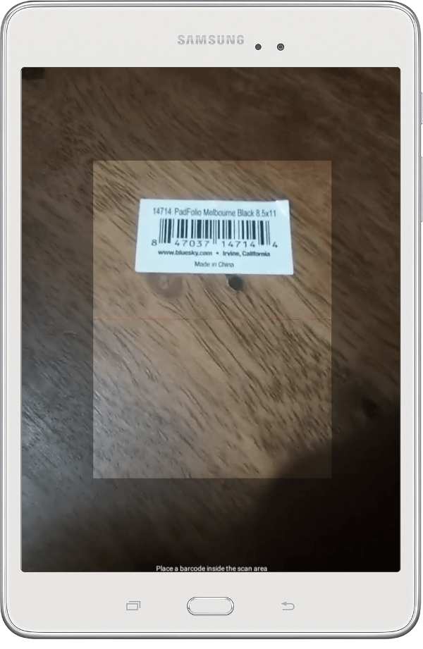 Alpha Anywhere Cordova Scan Barcode